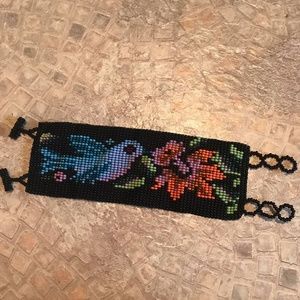 Beaded Bird Bracelet